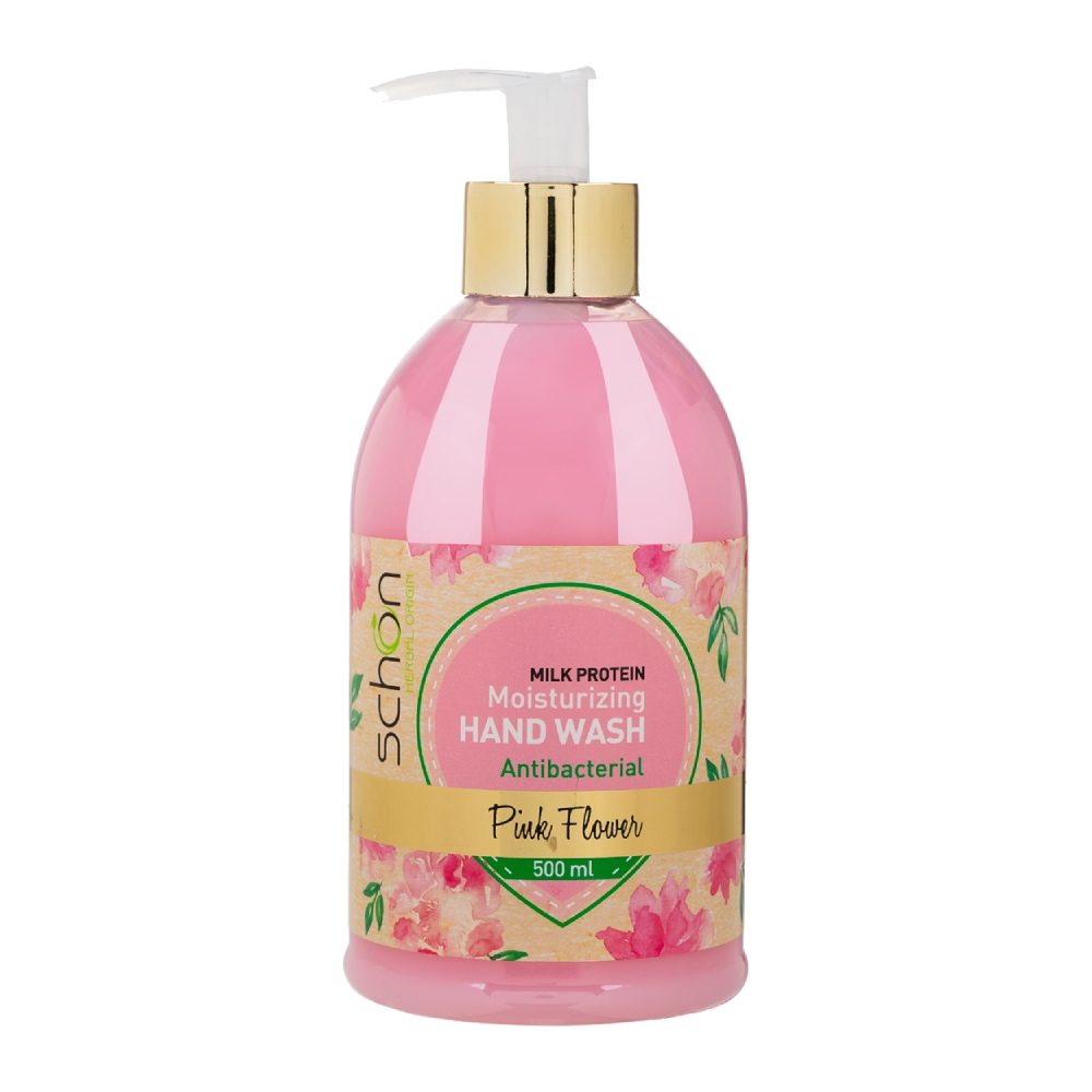 مایع دستشویی شون Schon مدل Pink Flower مرطوب کننده پوست حجم 500 میل مدل 1