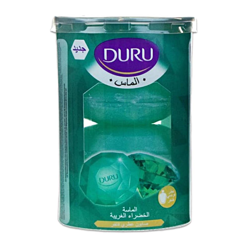 صابون حمام دورو Duru سری Jewels مدل Green الماس سبز بسته 4 عددی وزن 400 گرم مدل 1
