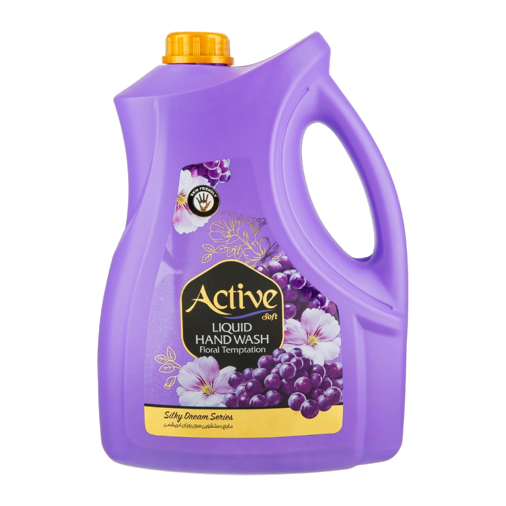 مایع دستشویی اکتیو Active مدل Floral Temptation مرطوب کننده پوست وزن 3750 گرم مدل 1