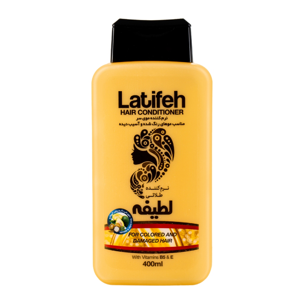 نرم کننده موی سر لطیفه Latifeh مدل Golden رنگ طلایی حجم 400 میل مدل 1