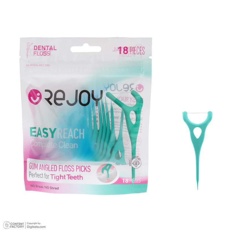 نخ دندان ریجوی مدل EASY REACH بسته 18 عددی
