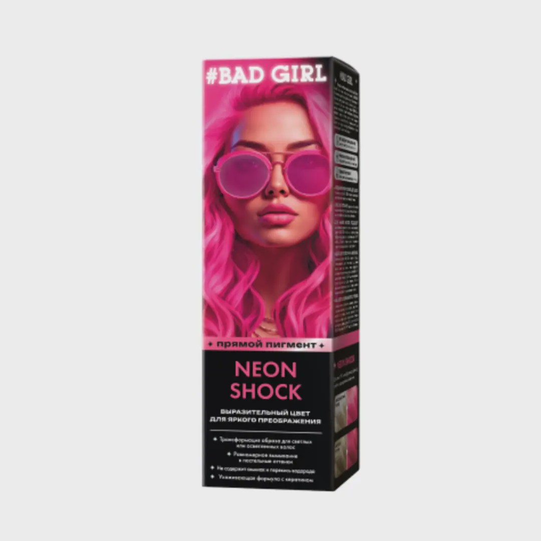 رنگ مو فانتزی بد گرل BAD GIRL رنگ NEON SHOCK