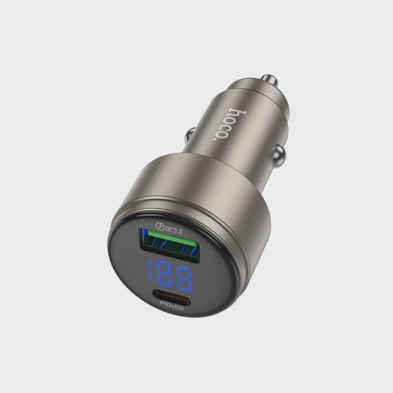 شارژر فندکی 63 وات هوکو مدل Z57B USB