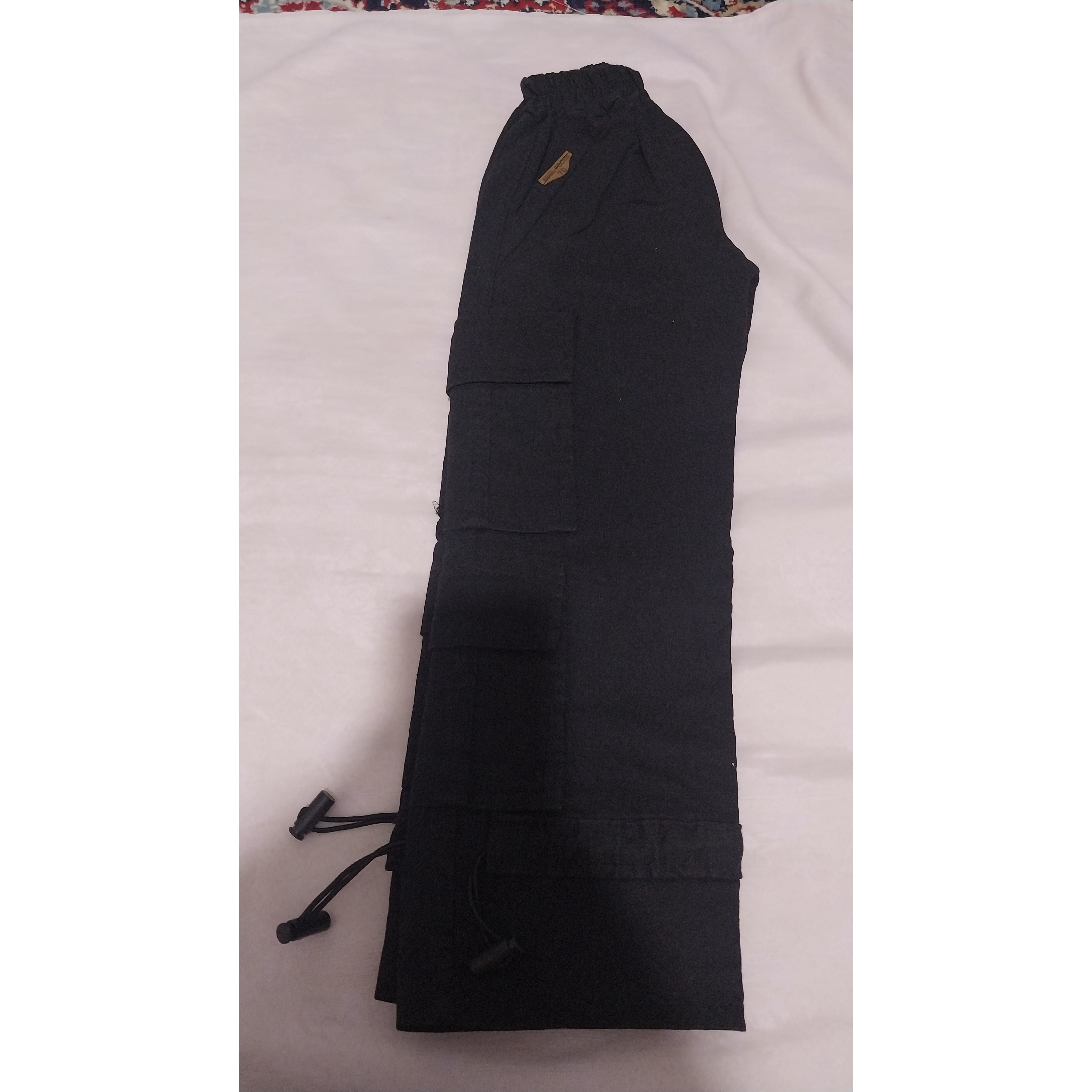 شلوار کارگو بچگانه دمپا کش و کمر کش کد 0034