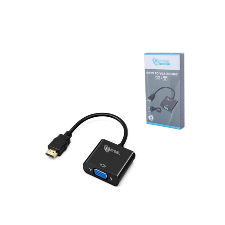 تبدیل HDMI به VGA بایبل C-36 + کابل صدا