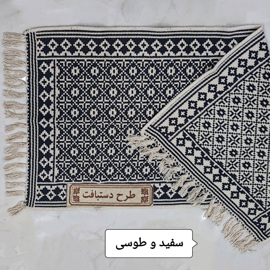 زیلو سجاده ای طرح بیت رهبری دستبافت/میبد 