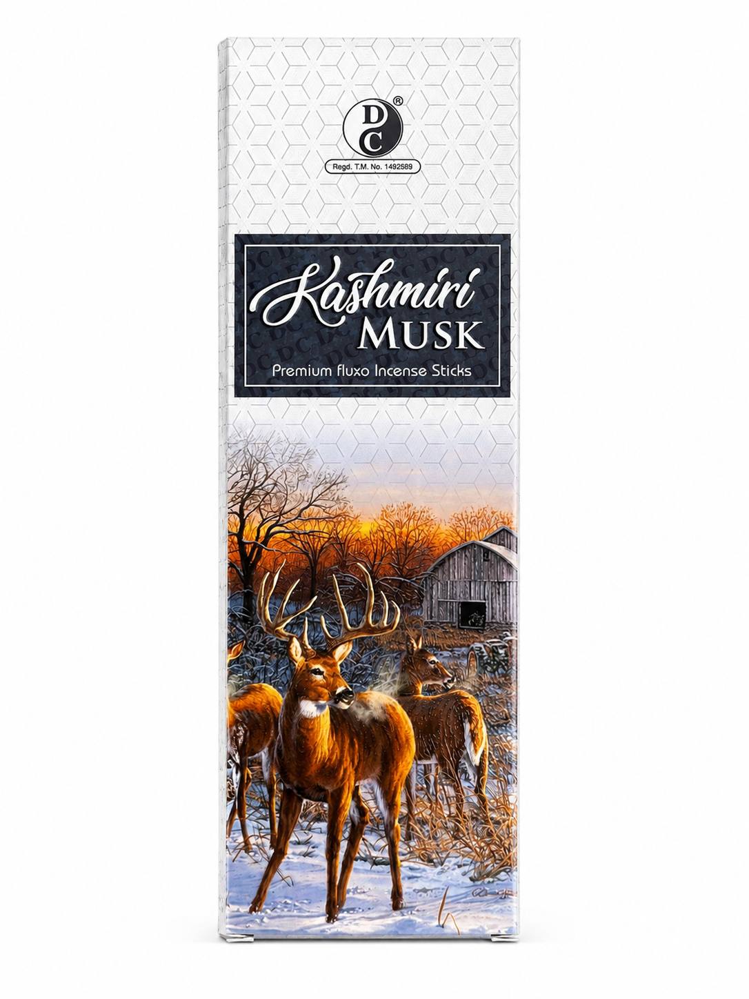 عود مشک کشمیری کشمیر ماسک Kashmiri Musk مدل Premium Fluxo Incense Sticks