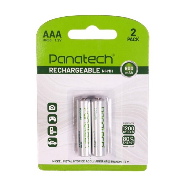 باتری نیم قلمی شارژی پاناتک AAA 1.2V Panatech 900mA