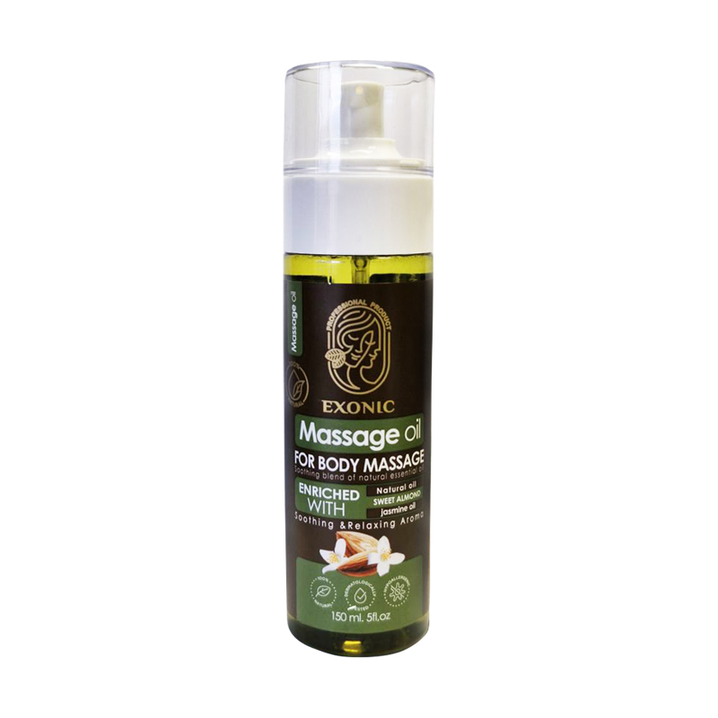 روغن ماساژ بدن اکسونیک حاوی روغن بادام شیرین و روغن یاس