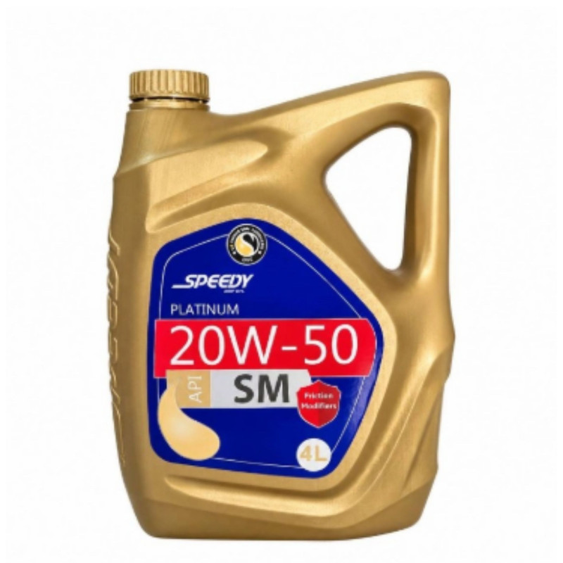 روغن موتور خودرو بنزینی اسپیدی مدل SM 20W50 حجم 4 لیتر