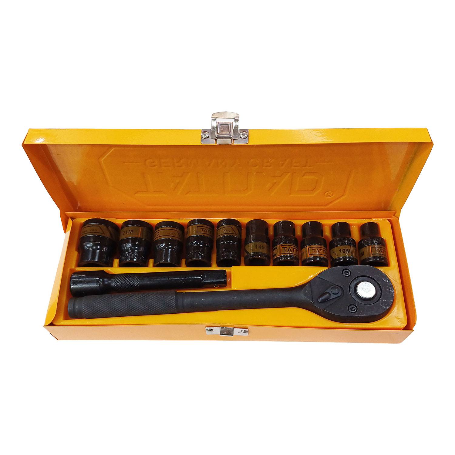 آچار بکس تات ناد کد MT0632 سایز 1/2 اینچ مجموعه 12 عددی