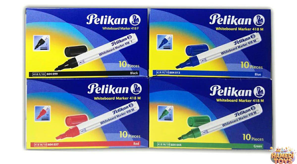 ماژیک70وایت برد هرون سبز418 کد2672 کارتن72بسته10عددی