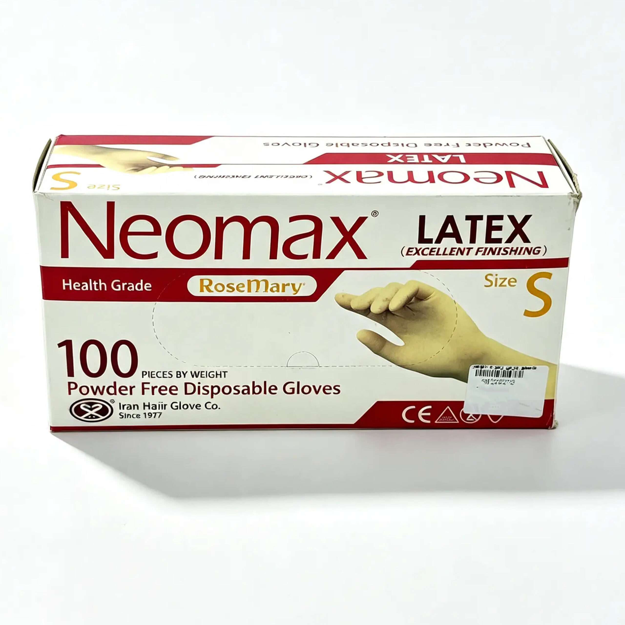 دستکش S لاتکس 100 عددی Neomax