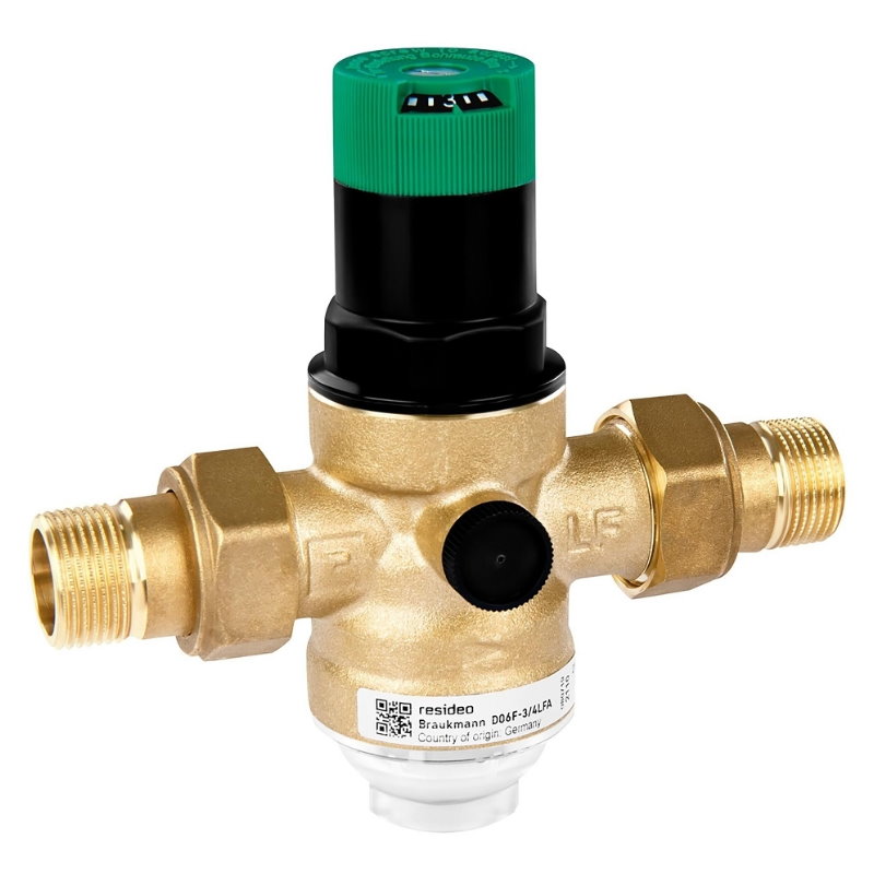 شیر فشارشکن هانیول (رسیدو) "1/2 مدل RESIDEO D06F-1/2XA