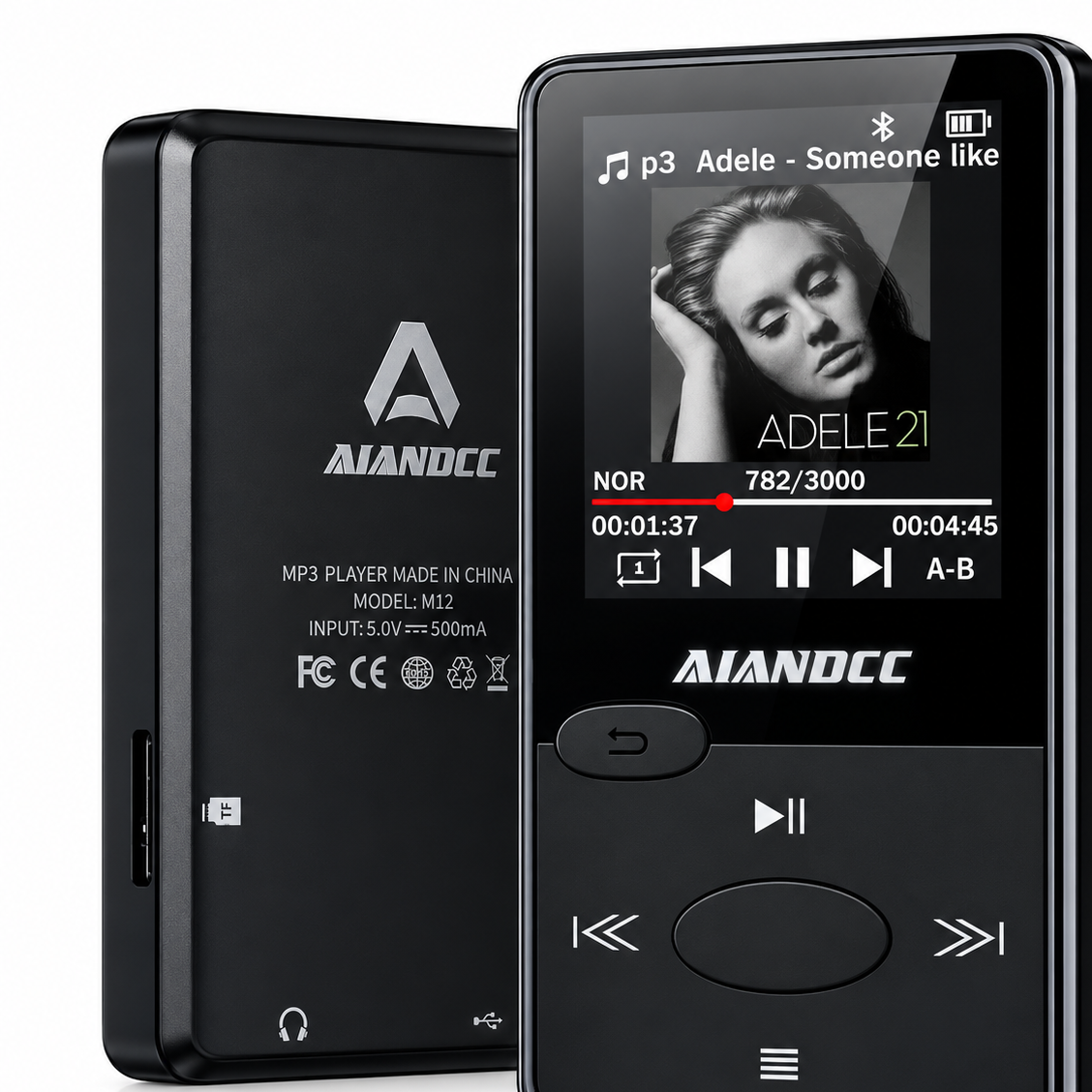 موزیک پلیر Aiandcc مدل M12، حافظه 32GB