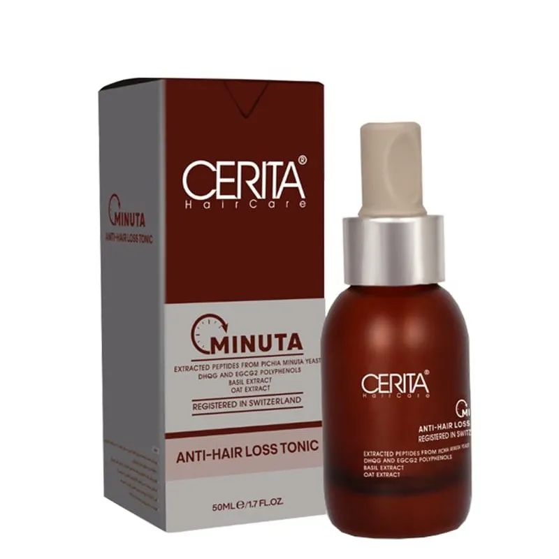 تونیک ضد ریزش مو سریتا CERITA مدل Minuta حجم 50 میلی لیتر