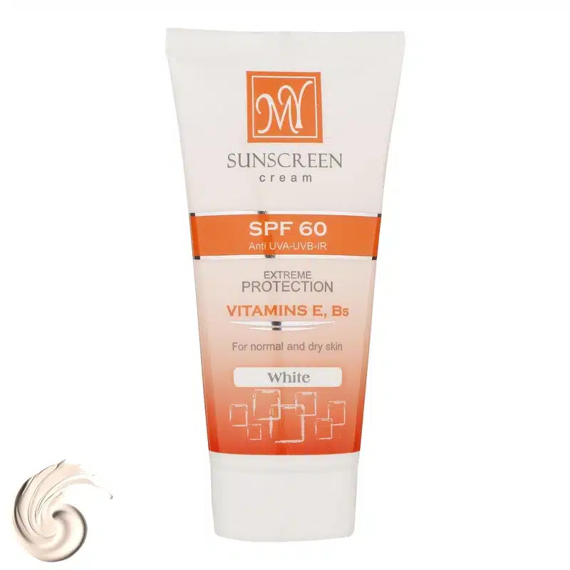 کرم ضد آفتاب مای بی رنگ SPF60 حجم 50 میلی لیتر مناسب پوست خشک و معمولی