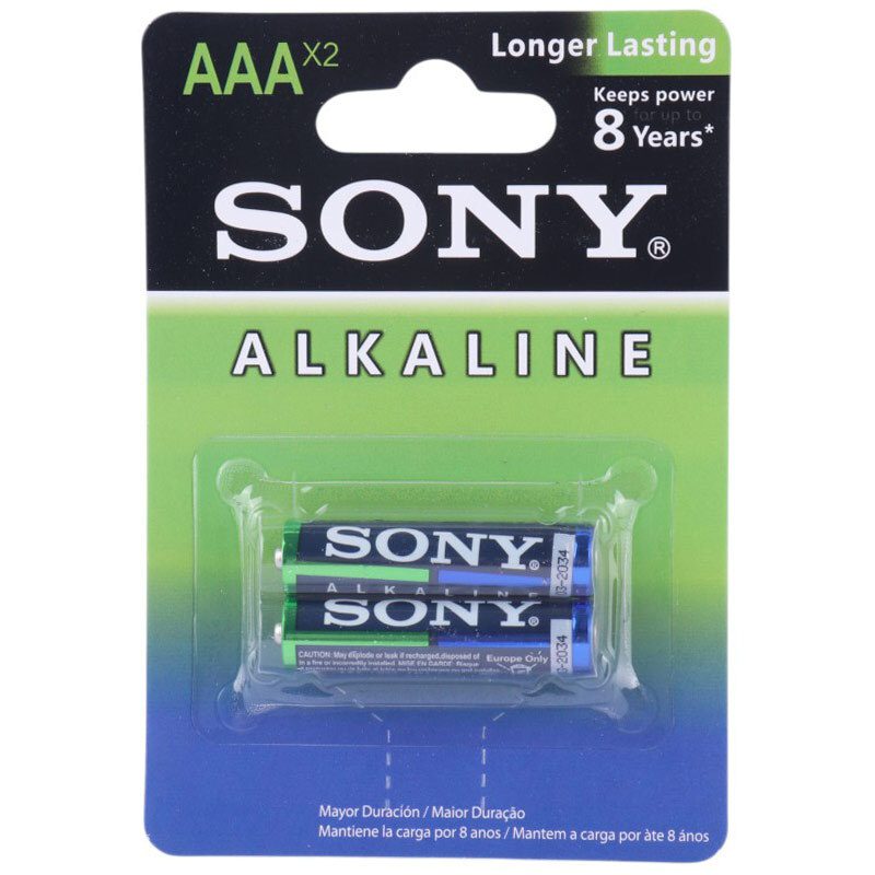 باتری دوتایی نیم قلمی Sony AM4L-B2D