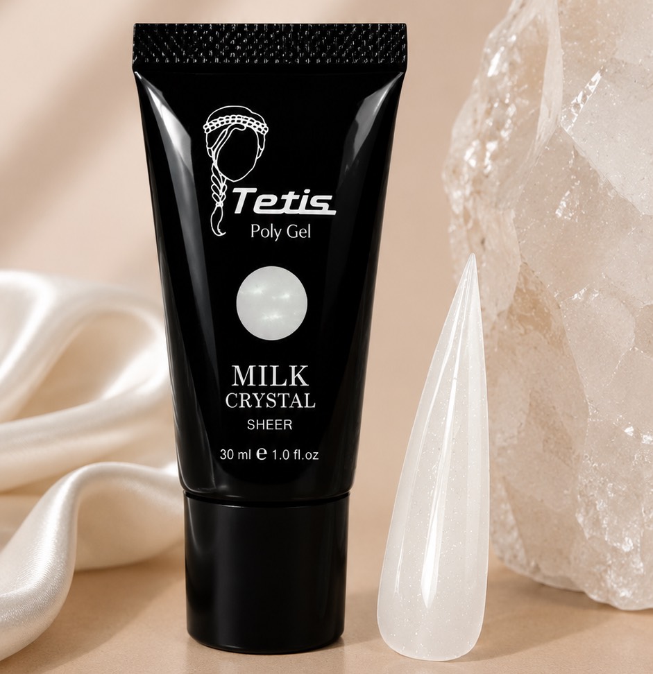 پلی ژل شاین 30 میل - میلک کریستال تتیس Tetis