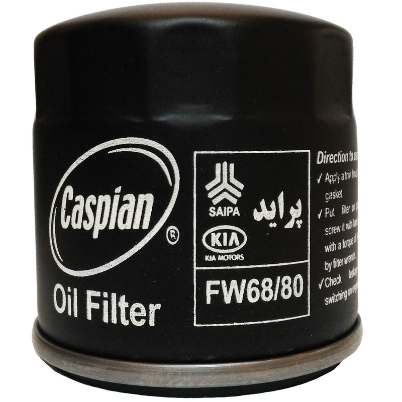 فیلتر روغن خودروی کاسپین مدل FW6880 مناسب برای پراید 132