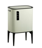 سطل 20 لیتر الکترونیکی فرنیش دو مخزنه اسمارت رنگ سفید کد 6955H-WHT (پس کرایه)