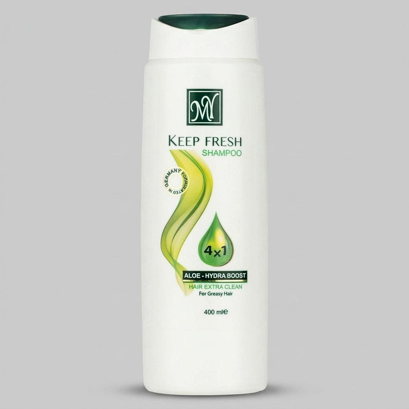 شامپو مخصوص موهای چرب مای مدل Keep Fresh حجم 400 میلیلیتر، افزایش رطوبت و آبرسانی، قدرت پاککنندگی بالا، تنظیمکننده چر...