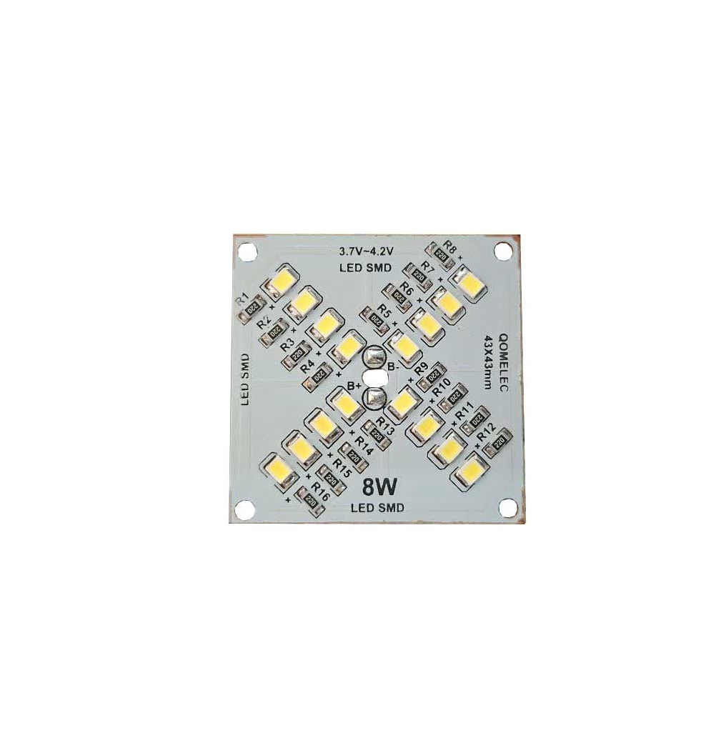 ال ای دی SMD توان 8 وات 3.7 الی 4.2 ولت سفید مهتابی