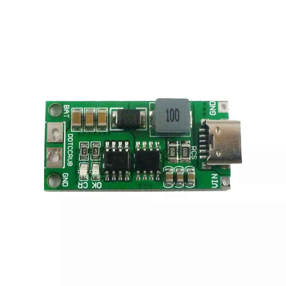 ماژول شارژر باتری لیتیومی 2 سل 2 آمپر ورودی Type-C