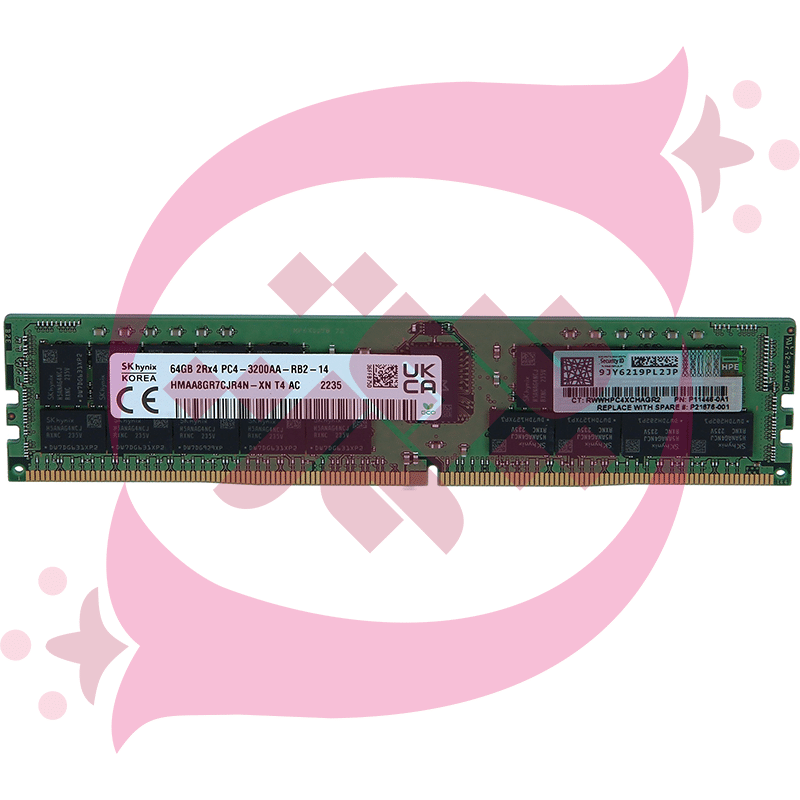 HPE 64GB 2Rx4 PC4-3200AA-R Smart Kit P06035-B21