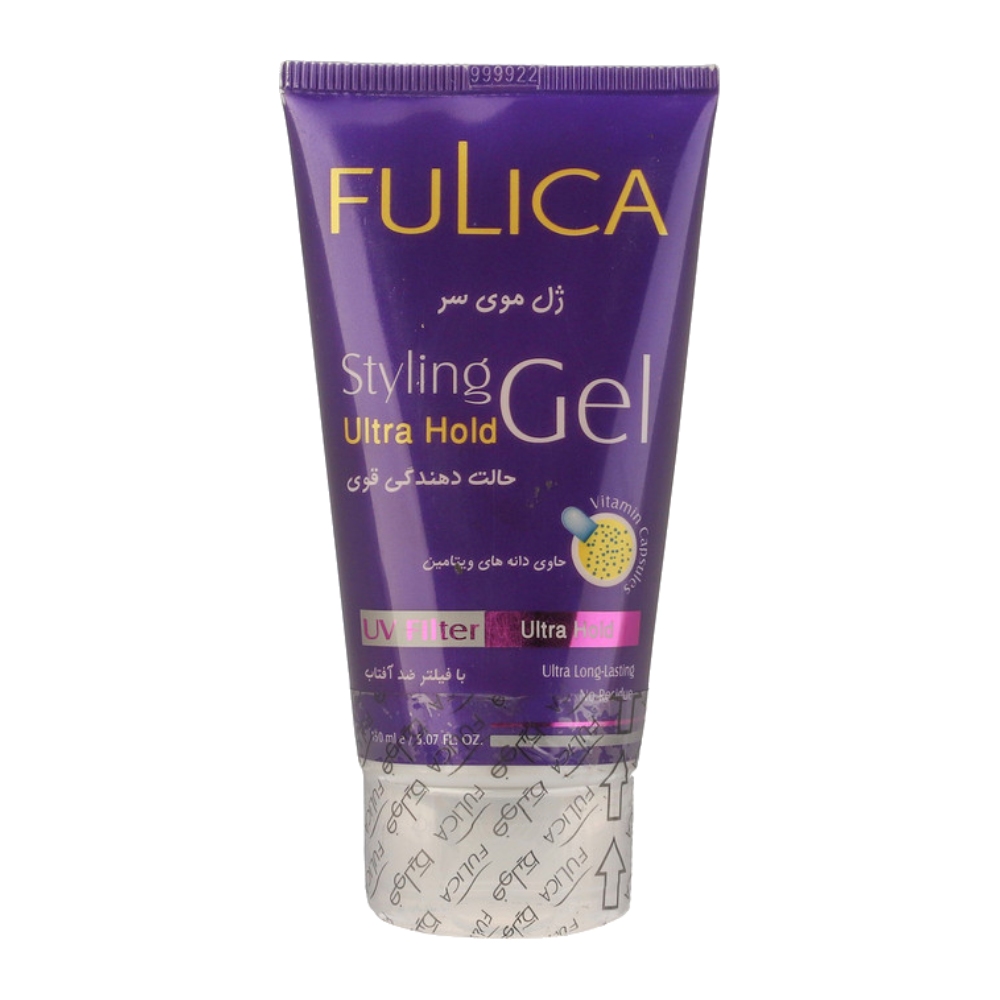 ژل موی سر فولیکا Fulica مدل Ultra Hold حاوی دانه های ویتامین حجم 150 میل مدل 1