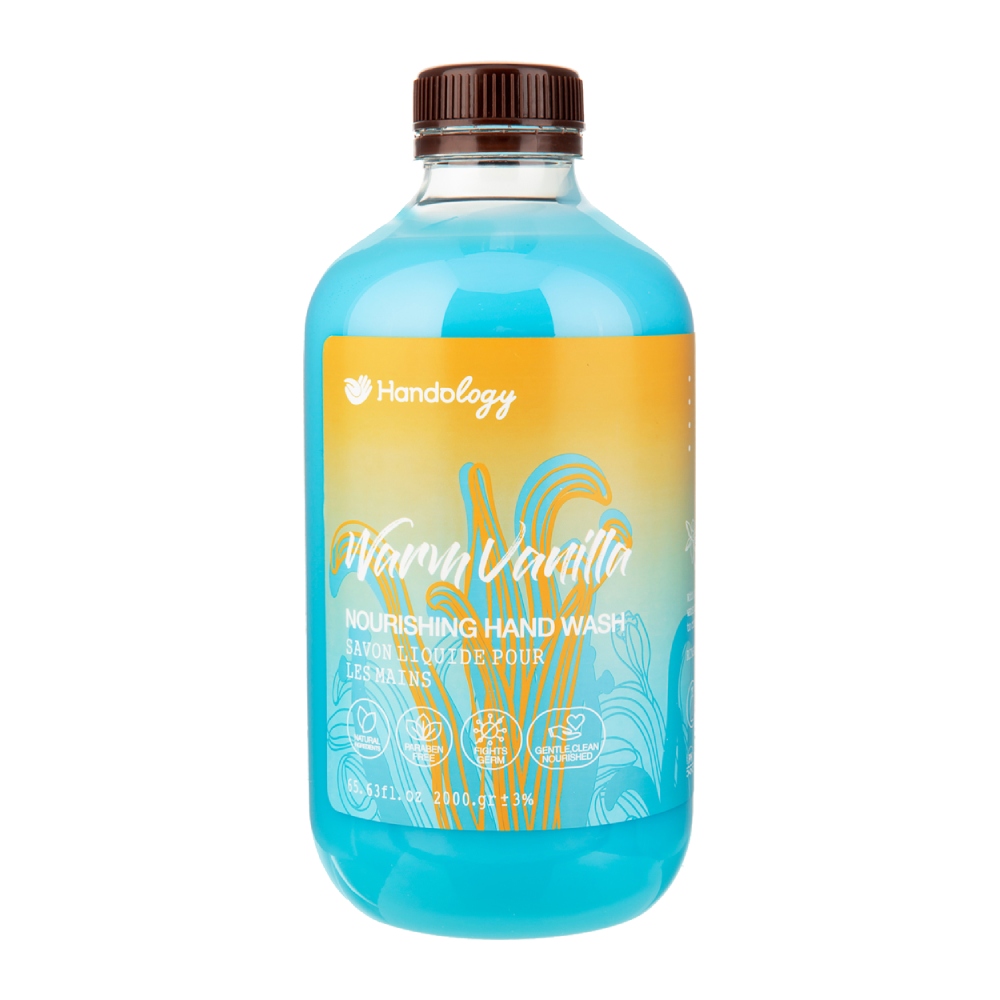 مایع دستشویی هندولوژی Handology مدل Warm Vanilla رایحه وانیل حجم 2000 میل