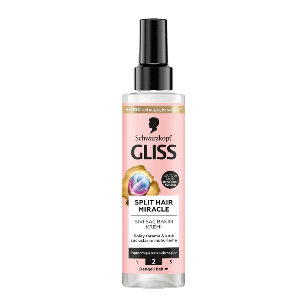 اسپری مو دو فاز Gliss مدل Split Hair Miracle ترمیم کننده موی سر حجم 200 میل مدل 2