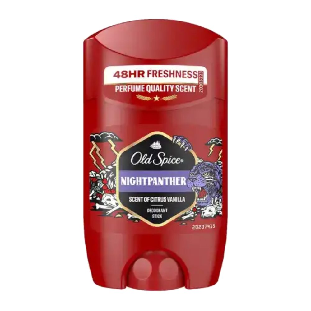 استیک دئودورانت Old Spice مدل Nightpanther رایحه مرکبات و وانیل حجم 50 میل