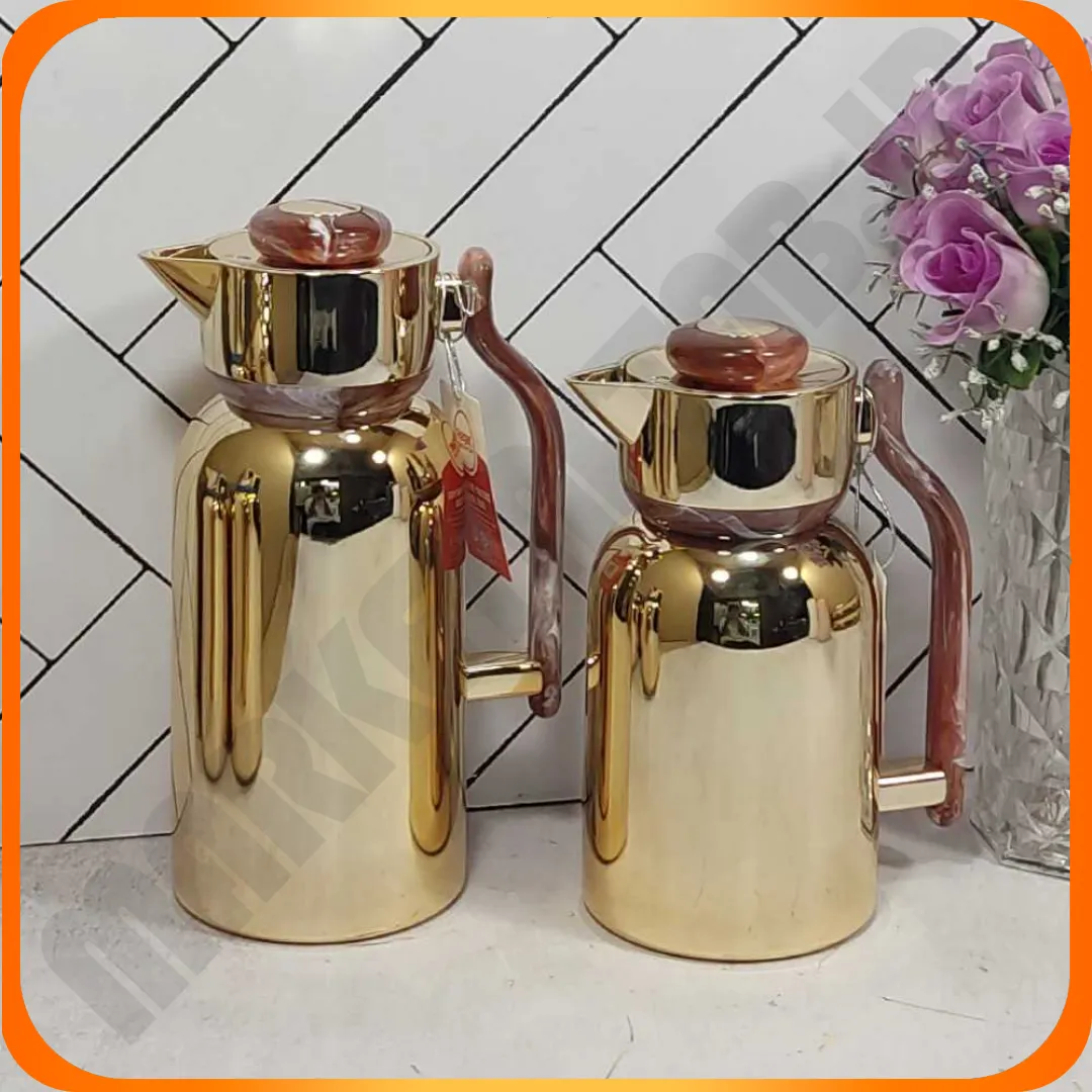 فلاسک فانتزی چای و قهوه قرمز ریگال
