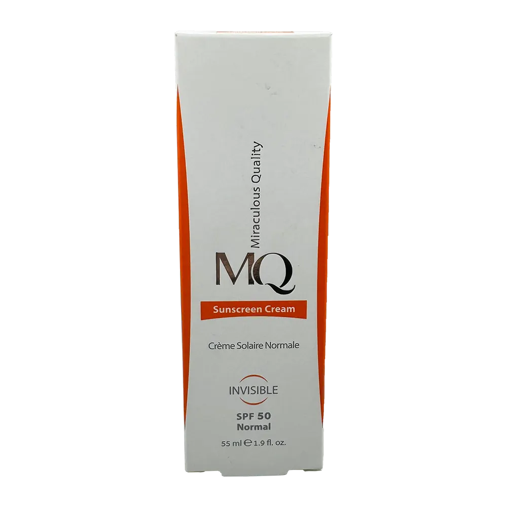 کرم ضد آفتاب پوست خشک تا نرمال SPF50 ام کیو 55 میلی لیتر