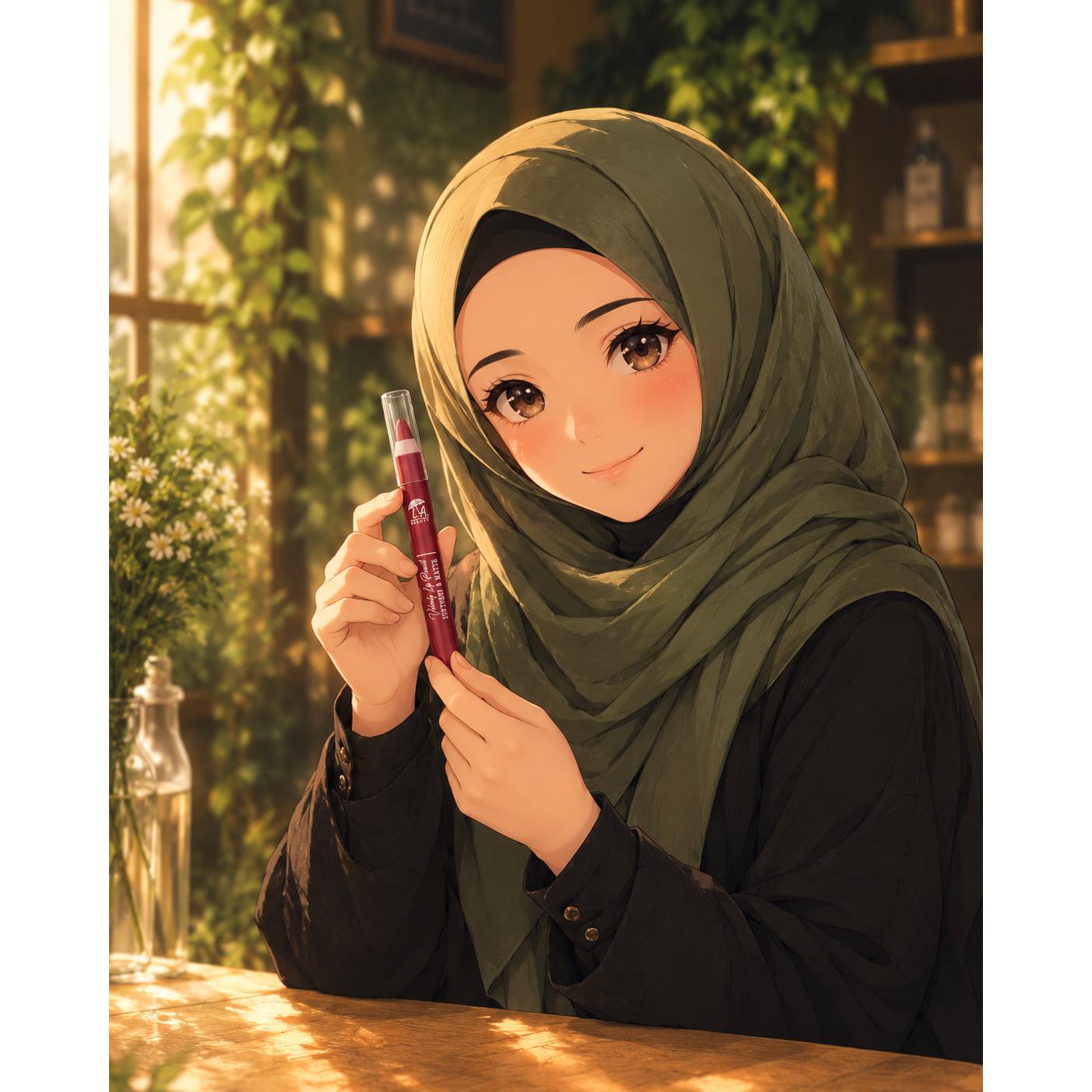 رژلب مدادی گیاهی بدون سرب ال ای ایتالیا کد 157