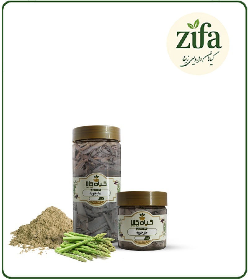گیاه مارچوبه خشک یا پودری بسته بندی شده