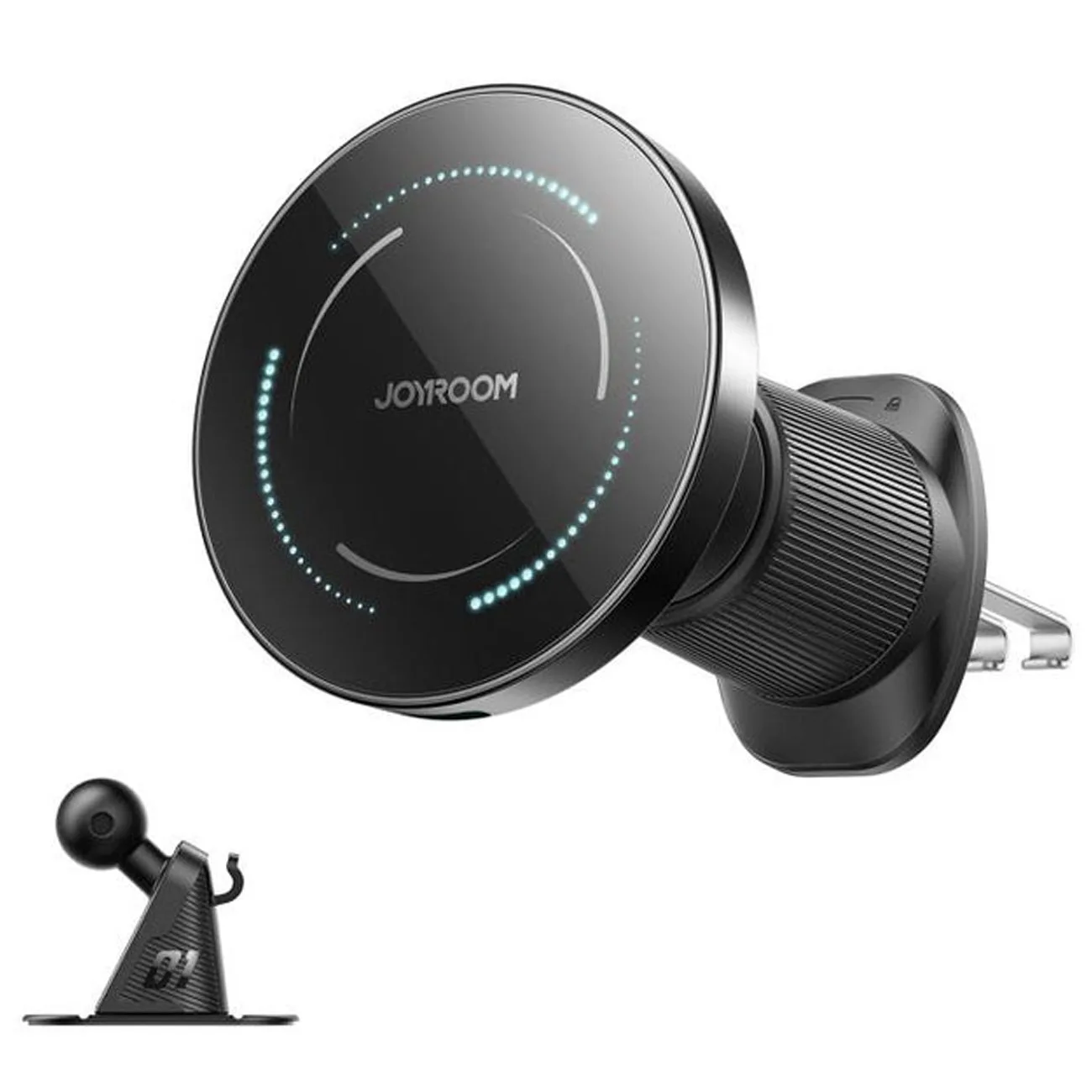 هولدر شارژر وایرلس خودرو جویروم مدل JR-ZS502 دریچه کولر و داشبورد