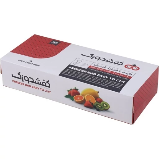 کیسه فریزر آسان مصرف و برش جعبه ای کفشدوزک