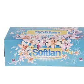 دستمال کاغذی 150 برگ سافتلن مدل Heaven Garden