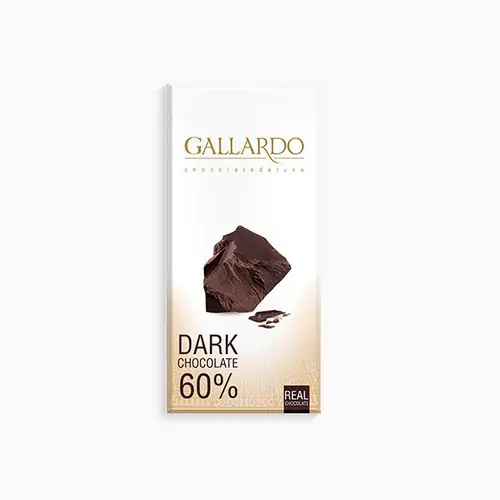 شکلات تلخ 60 درصد گالاردو (Gallardo) - 80 گرمی