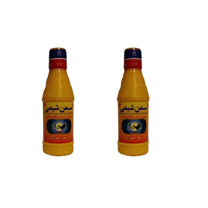 روغن ترمز خودرو سمن مدل DOT3 حجم 250 میلی لیتر بسته 2 عددی