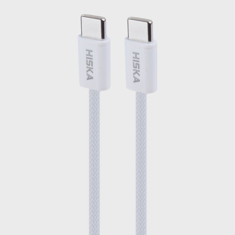 کابل دو سر تایپ سی فست شارژ 60 وات هیسکا LX811CC طول 1 متر