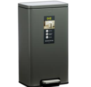 سطل 30 لیتر مستطیل اسمارت اسمارت طرح MADISON رنگ ناردوگری کد 9361-P-NG