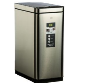 سطل 45 لیتری الکترونیکی اسمارت طرح Phantom رنگ استیل کد 9287MT