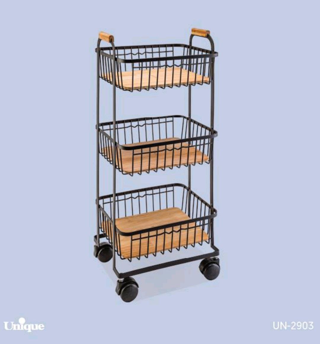 جا سیب زمینی و پیاز 3 طبقه ساده یونیک Unique کد UN-2903