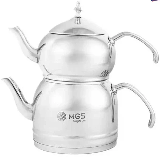 کتری و قوری 2.5 لیتری ام جی اس MGS با دسته باکالیت کد K41024