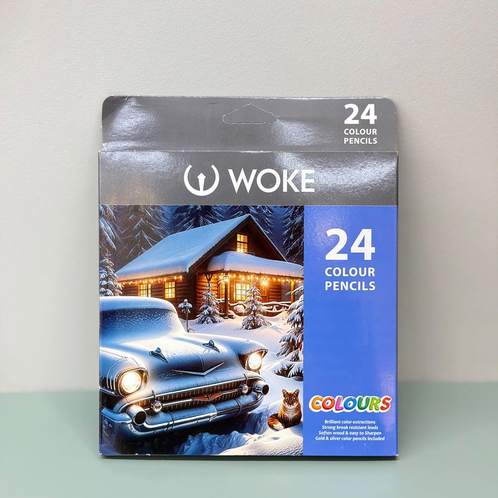 مداد رنگی 24 رنگ woke