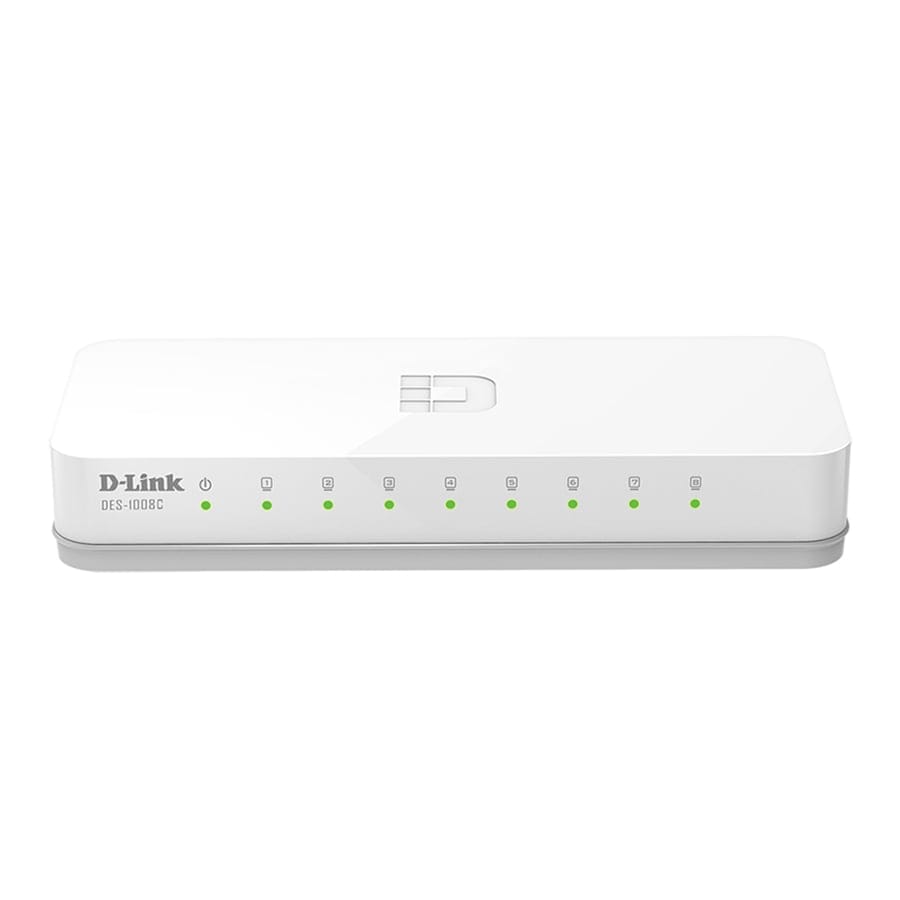 سوئیچ 8 پورت Ethernet مدل DES-1008C برند D-Link