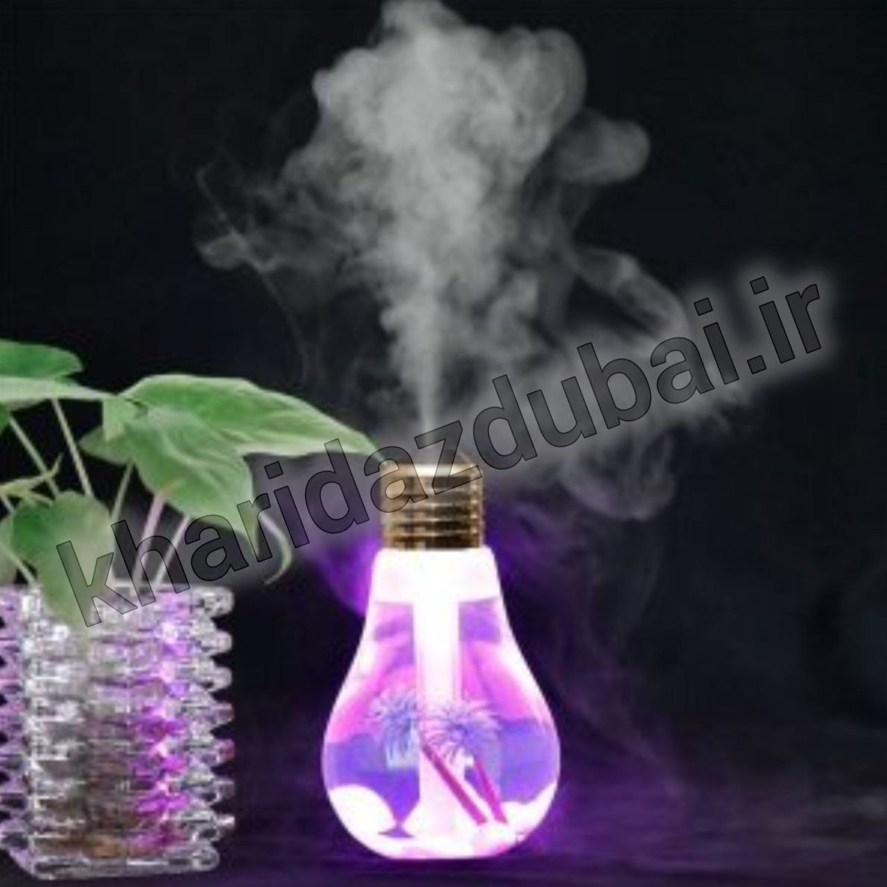 بخور سرد طرح لامپ مدل Night Light